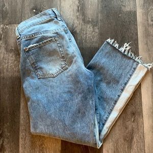 Wider leg jeans